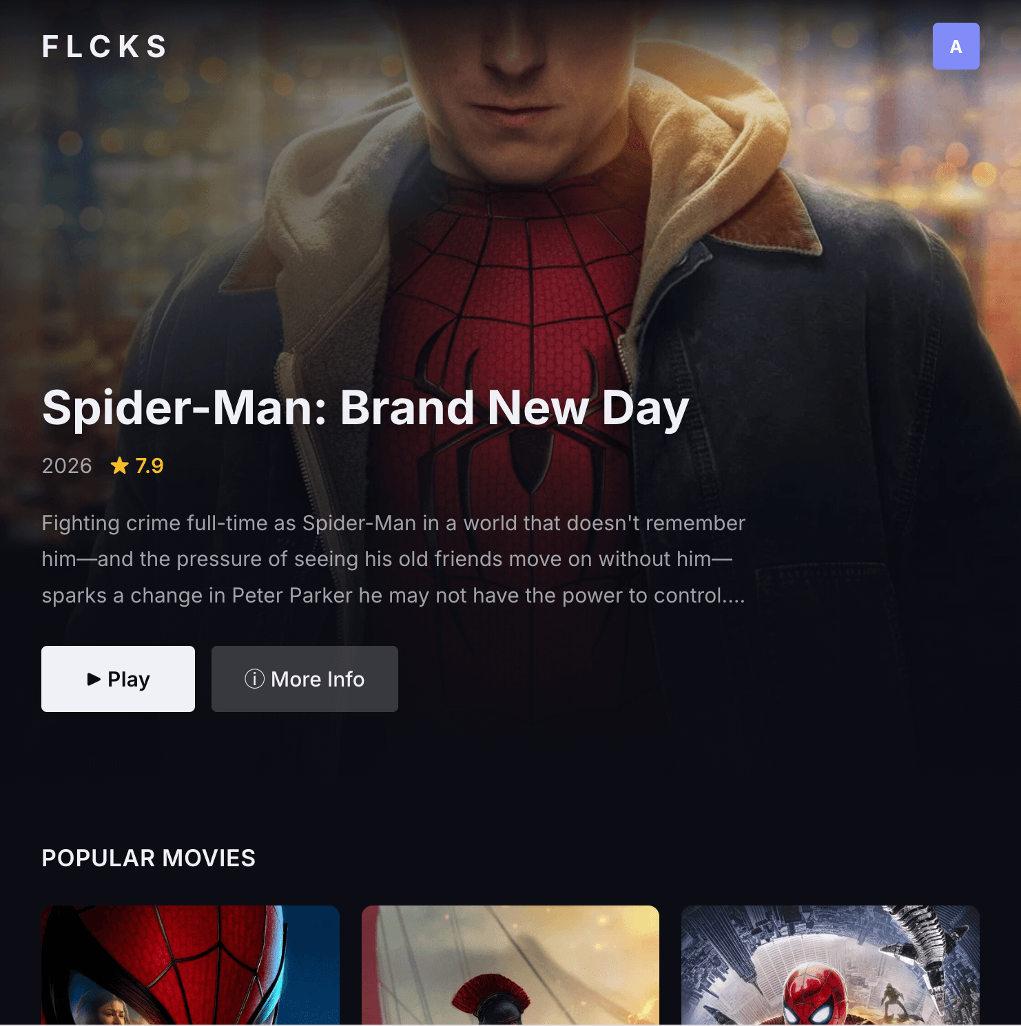 streaming-app screenshot